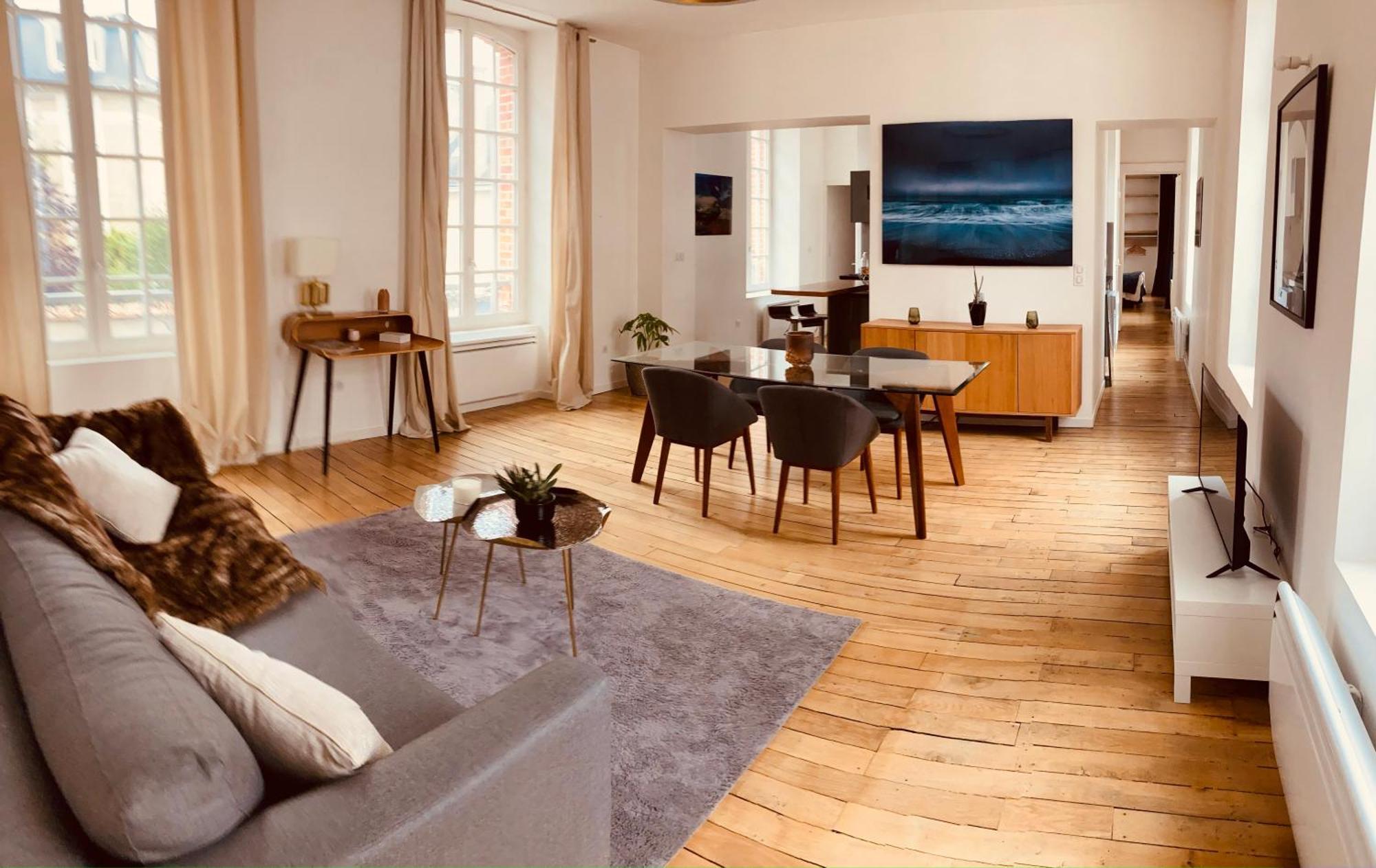 So Guest- Luxueux Appartement, Ancienne Maison De Champagne Proche Cathedrale 랭스 외부 사진