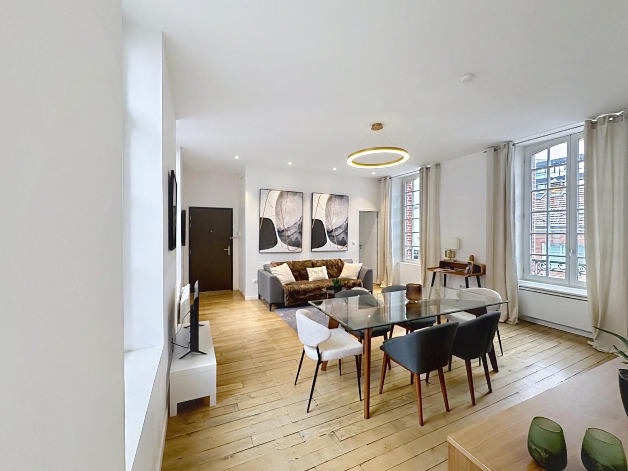 So Guest- Luxueux Appartement, Ancienne Maison De Champagne Proche Cathedrale 랭스 외부 사진